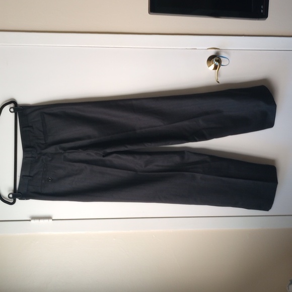 NWT Men's Chasteman Suit Blazer Pleated Pants 38R 32x32 Dark Gray Blue Pinstripe - Picture 4 of 14